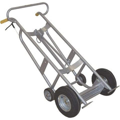 Wesco Industrial Products - 1,000 Lb Load Capacity, 30 & 55 Gal Pail Tipper - 25-7/8" Wide x 60" High, 4 Aluminum Wheels - Exact Industrial Supply
