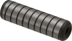 Holo-Krome - 1/2" Diam x 1-3/4" Pin Length 4000 Alloy Steel Pull Out Dowel Pin - Black Luster Finish, C 47-58 & C 60 (Surface) Hardness, 1 Beveled & 1 Threaded End - Exact Industrial Supply