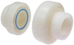 NIBCO - 1/2" PVDF Plastic Pipe Threaded Union - Schedule 80, FIPT x FIPT End Connections - Exact Industrial Supply