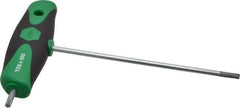 Wiha - T25 Torx Key - T-Handle Cushion Grip, 150mm Length Under Head - Exact Industrial Supply