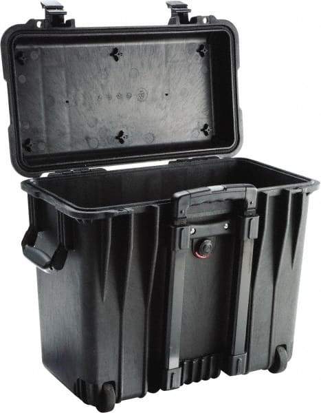 Pelican Products, Inc. - 12" Wide x 18" High, Top Loader Case - Black, Polypropylene - Exact Industrial Supply
