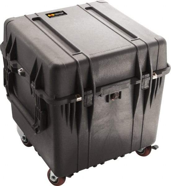 Pelican Products, Inc. - 22-7/16" Wide x 21-1/4" High, Cube Case - Black, Polypropylene - Exact Industrial Supply