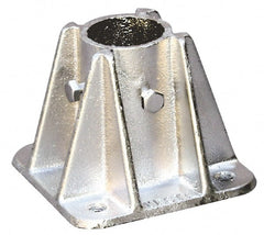 Vestil - Rail Mount Kits & Parts Type: Single Socket Floor Mount Mounting Plate Width (Inch): 5 - Exact Industrial Supply