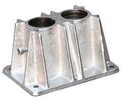 Vestil - Rail Mount Kits & Parts Type: Double Socket Floor Mount Mounting Plate Width (Inch): 5 - Exact Industrial Supply