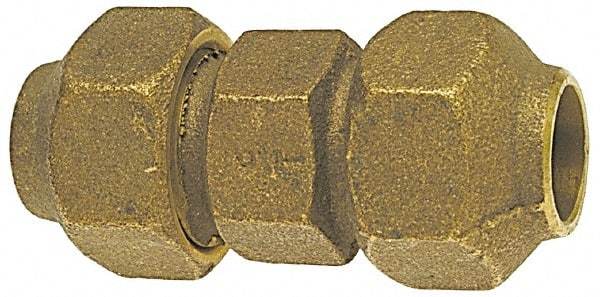 NIBCO - 1-1/2" Cast Copper Pipe Flared Coupling - FL x FL - Exact Industrial Supply