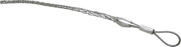 Woodhead Electrical - Flexible Eye, Closed Mesh, Steel Wire Pulling Grip - 12-3/4" Mesh, 1/2 to 0.61" Cable Diam - Exact Industrial Supply