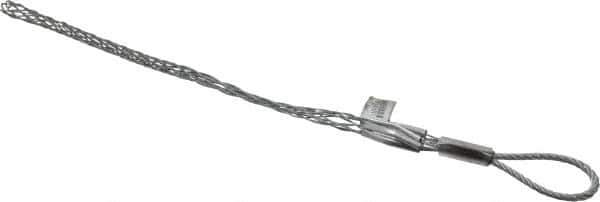 Woodhead Electrical - Flexible Eye, Closed Mesh, Steel Wire Pulling Grip - 14-3/4" Mesh, 3/4 to 0.99" Cable Diam - Exact Industrial Supply