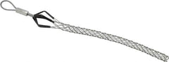 Woodhead Electrical - Flexible Eye, Closed Mesh, Steel Wire Pulling Grip - 7" Mesh, 0.37 to 0.49" Cable Diam - Exact Industrial Supply