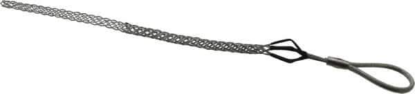 Woodhead Electrical - Flexible Eye, Closed Mesh, Steel Wire Pulling Grip - 12" Mesh, 0.37 to 0.49" Cable Diam - Exact Industrial Supply