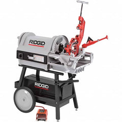 Ridgid - Pipe Threading Machines Maximum Pipe Size Capacity (mm): 100.00 Maximum Pipe Size Capacity (Inch): 4 - Exact Industrial Supply