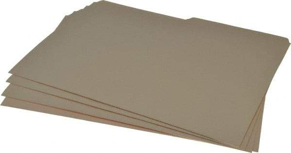 UNIVERSAL - 9-1/2 x 11-3/4", Letter Size, Manila, File Folders with Top Tab - 11 Point Stock, 1/2 Tab Cut Location - Exact Industrial Supply