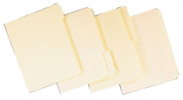 UNIVERSAL - 8-1/2 x 11" 8 Tabs, Clear Plastic Reinforced Binder Holes, Economy Tab Dividers - White - Exact Industrial Supply