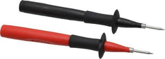 Fluke - Black/Red Electrical Test Equipment Probe - Use with TL222, TL224 Test Lead - Exact Industrial Supply