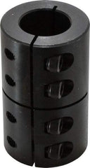 Climax Metal Products - 25mm Inside x 45mm Outside Diam, Metric One Piece Clamping Rigid Coupling - 75mm Long - Exact Industrial Supply