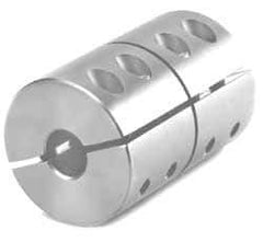 Climax Metal Products - 1/2" Inside x 2" Outside Diam, Machinable Rigid Coupling - No Keyway - 3" Long - Exact Industrial Supply