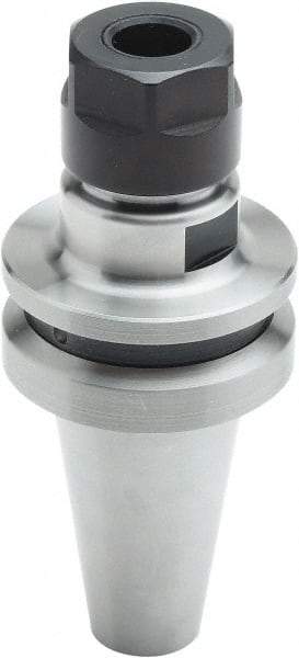 Parlec - 0.02" to 0.393" Capacity, 2.48" Projection, BT30H Taper Shank, ER16 Collet Chuck - Through Coolant - Exact Industrial Supply