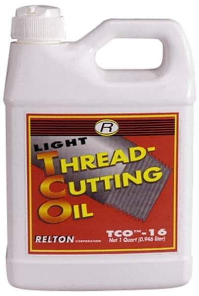 Relton - TCO-14, 55 Gal Drum Tapping Fluid - Straight Oil, For Thread Smoothing - Exact Industrial Supply