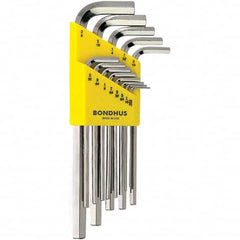 Bondhus - Hex Key Sets Tool Type: Hex Handle Type: L-Key Long Arm - Exact Industrial Supply