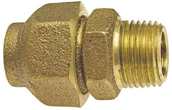 NIBCO - 2" Cast Copper Pipe Flared Adapter - FL x M - Exact Industrial Supply