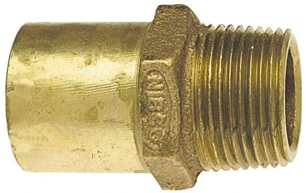 NIBCO - 2-1/2" Cast Copper Pipe Adapter - FTG x M, Pressure Fitting - Exact Industrial Supply