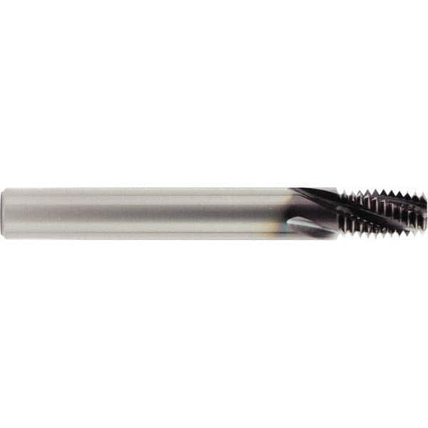 OSG - 2-1/2 - 8 Internal 8 TPI 1" Shank 4-Flute RH Solid Carbide Helical Flute Thread Mill - Exact Industrial Supply