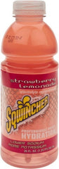 Sqwincher - Activity Drinks; Type: Activity Drink ; Form: Liquid ; Flavor: Strawberry Lemonade ; Container Type: Bottle ; Container Size: 20 oz - Exact Industrial Supply