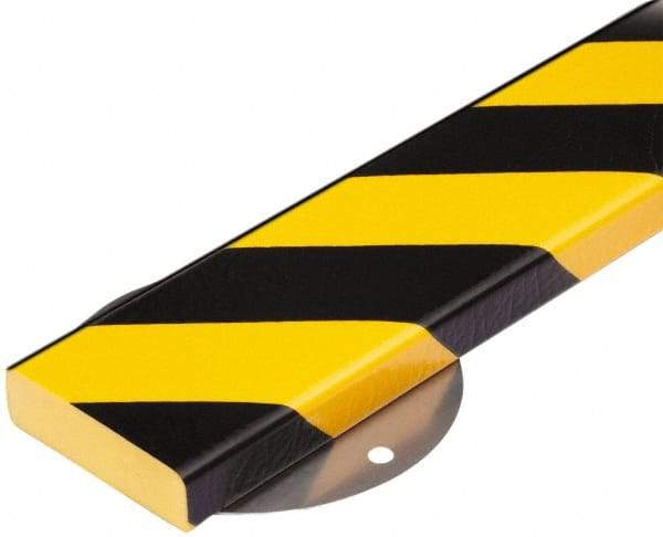 PRO-SAFE - Flexible Polyurethane Foam Type S Surface Protector - Yellow/Black - Exact Industrial Supply
