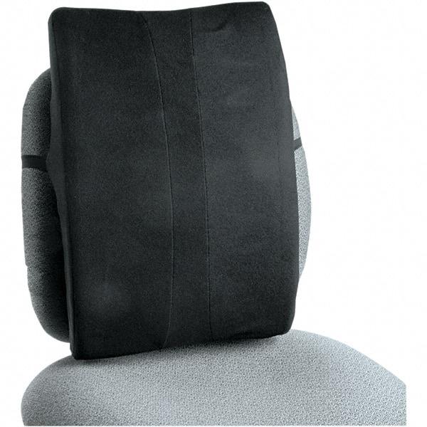 Safco - Black Backrest - For Office Chairs, Car Seat & Home Use - Exact Industrial Supply