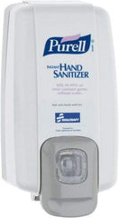 Ability One - 1000 mL Liquid Hand Sanitizer Dispenser - Plastic, Hanging, Gray - Exact Industrial Supply