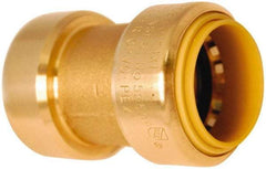Value Collection - 1-1/2" Tube OD, 1-5/8 Standard Lead Free Brass Push-to-Connect Tube Union - Tube to Tube Connection, 200 Max psi, EPDM O-Ring - Exact Industrial Supply