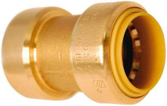 Value Collection - 1-1/4" Tube OD, 1-3/8 Standard Lead Free Brass Push-to-Connect Tube Union - Tube to Tube Connection, 200 Max psi, EPDM O-Ring - Exact Industrial Supply