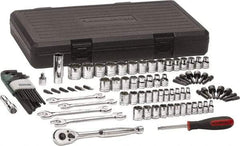 GearWrench - 88 Piece 1/4 & 3/8" Drive Mechanic's Tool Set - Comes in Blow Molded Case - Exact Industrial Supply
