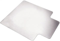 Ability One - Chair Mats; Style: Beveled Edge ; Shape: Single Lip ; Width (Inch): 45 ; Length (Inch): 53 - Exact Industrial Supply