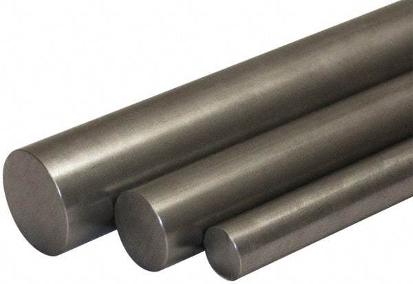 Made in USA - 2-1/2" Diam x 3' Long, 8620 Steel Round Rod - Cold Finish, Annealed, Steel - Exact Industrial Supply