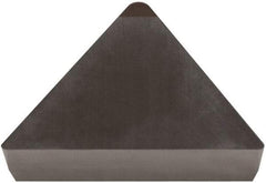 Hertel - SH-TPG221 Grade HT630BN PCBN Turning Insert - Uncoated, 60° Triangle, 1/4" Inscr Circle, 1/8" Thick, 1/64" Corner Radius - Exact Industrial Supply