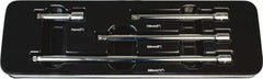 Paramount - 3/8" Drive Socket Wobble Extension Set - 4 Pieces, Includes 3, 6, 8, 12" Lengths - Exact Industrial Supply