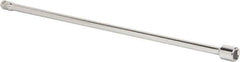 Paramount - 1/2" Drive Standard Socket Extension - 20" OAL, Chrome Finish - Exact Industrial Supply
