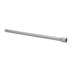 Paramount - 3/8" Drive Standard Socket Extension - 12" OAL, Chrome Finish - Exact Industrial Supply