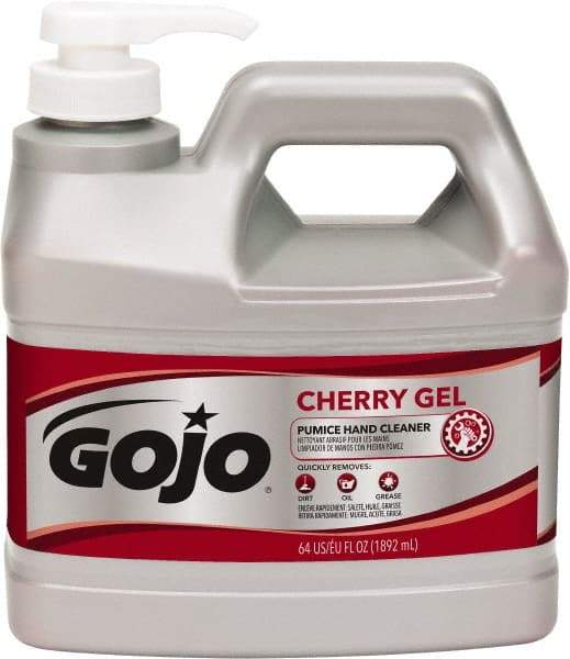 GOJO - 1/2 Gal Bottle Gel Hand Cleaner - Red, Cherry Scent - Exact Industrial Supply
