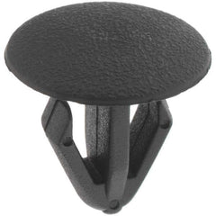 Value Collection - 8mm Hole Diam, Nylon Panel Rivet - 15mm Length Under Head, 8mm Material Thickness - Exact Industrial Supply