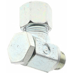 Parker - Metal Flareless Bite Type Tube Fittings Outside Diameter (mm): 10 Fitting Type: 90 Elbow - Exact Industrial Supply