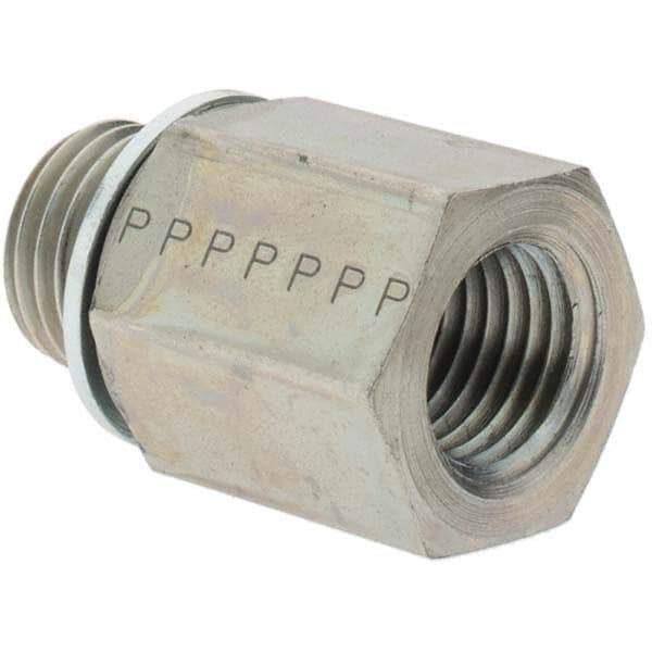 Parker - Industrial Pipe Fittings Type: Adapter Female Thread Size: M14x1.5 - Exact Industrial Supply