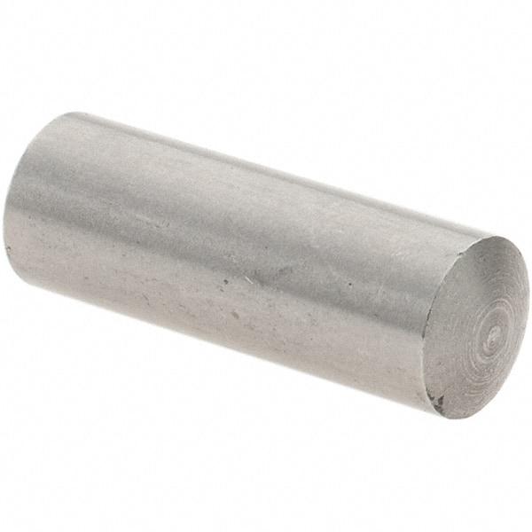 Value Collection - 6mm Diam x 16mm Pin Length 416 Stainless Steel Precision Dowel Pin - C 36-42 Hardness, 1 Beveled & 1 Rounded End - Exact Industrial Supply