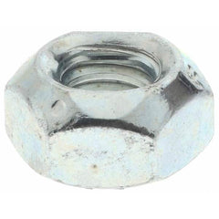 Value Collection - 1/4-20 UNC Grade B Hex Lock Nut with Distorted Thread - Exact Industrial Supply