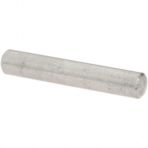 Value Collection - 1/8" Diam x 3/4" Pin Length 18-8 Stainless Steel Standard Dowel Pin - Bright Finish - Exact Industrial Supply