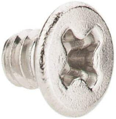 Value Collection - #2-56 UNC, 1/8" OAL Phillips Drive Machine Screw - Flat Head, Grade 18-8 Stainless Steel, Uncoated, Without Washer - Exact Industrial Supply