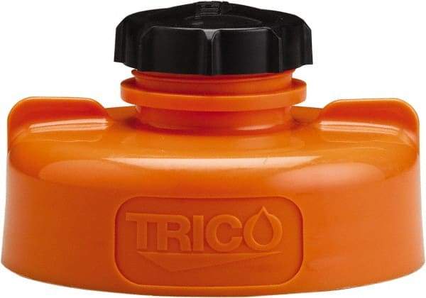 Trico - 4 Gal Capacity Polyethylene Oil Storage System - Orange - Exact Industrial Supply