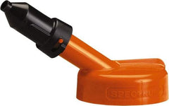 Trico - 4 Gal Capacity Polyethylene Oil Storage System - 1/2" Tip OD, 7" Straight Spout, Orange - Exact Industrial Supply