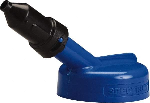 Trico - 4 Gal Capacity Polyethylene Oil Storage System - 1/2" Tip OD, 7" Straight Spout, Blue - Exact Industrial Supply