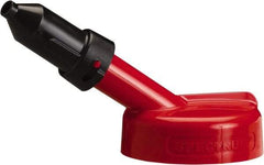 Trico - 4 Gal Capacity Polyethylene Oil Storage System - 1/2" Tip OD, 7" Straight Spout, Red - Exact Industrial Supply